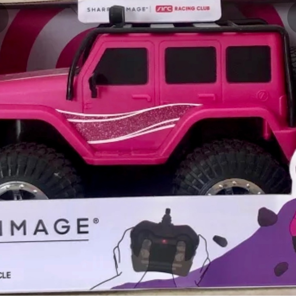 BARBIE Pink RC Jeep by Sharper Image!GREAT PRICE! Perfect EASTER gift!